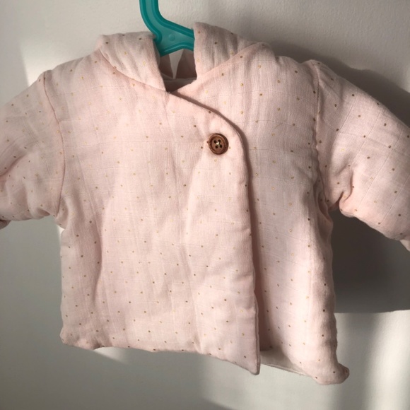 NEW! Bonton by Bonpoint pink baby jacket - Picture 3 of 7